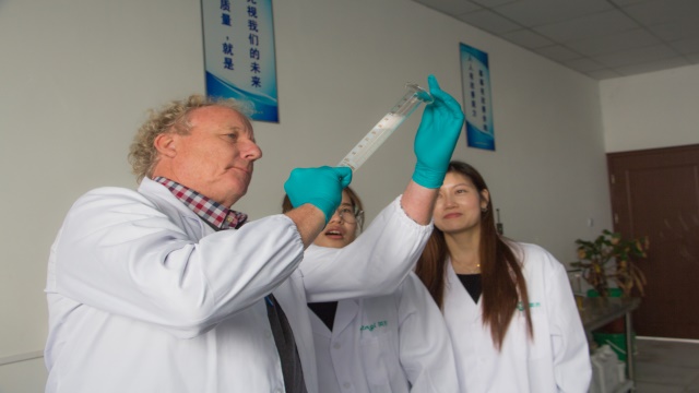 英吉切削液實驗現場